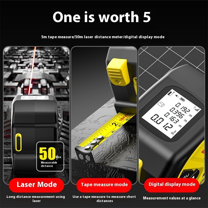 3-in-1 Laser Tape Measure