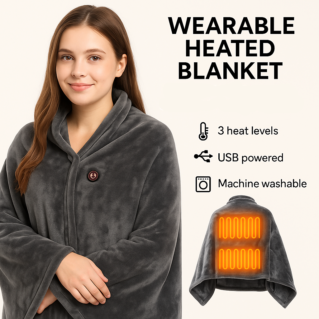 Wearable Heated Blanket