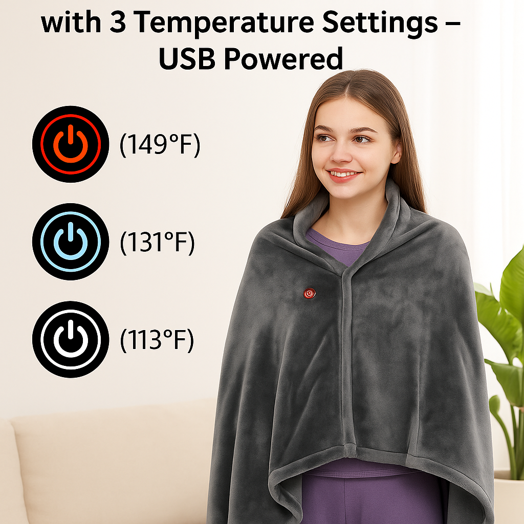 Wearable Heated Blanket