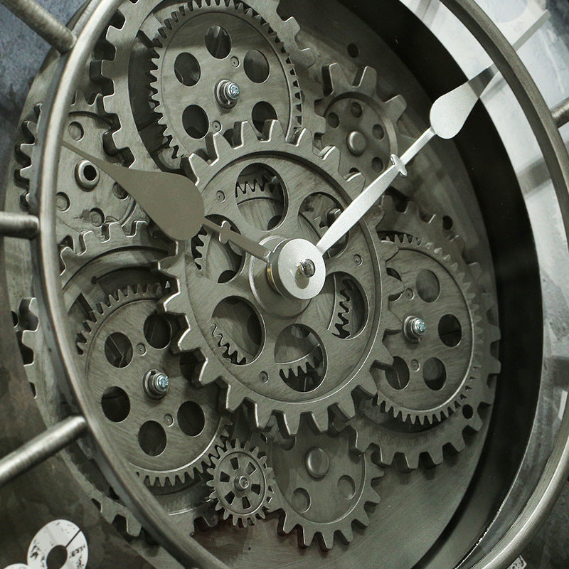 Industrial Gear Wall Clock